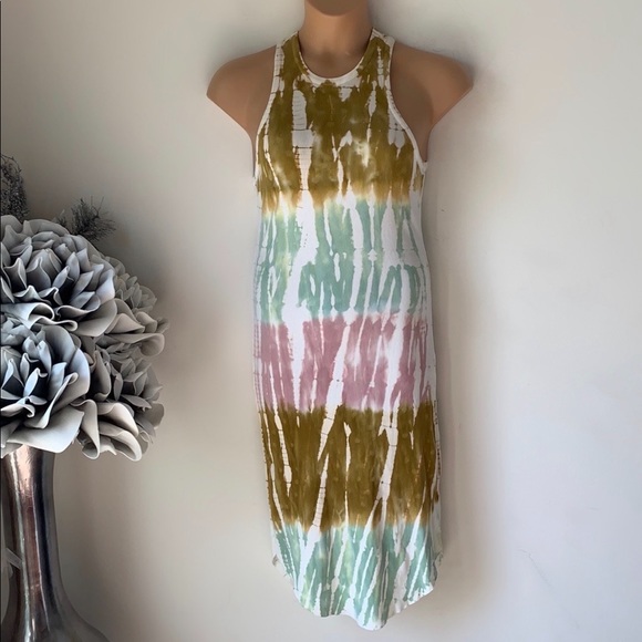 YOUNG FABULOUS & BROKE Robbie Tie Dye Tank Dress M - Picture 4 of 11